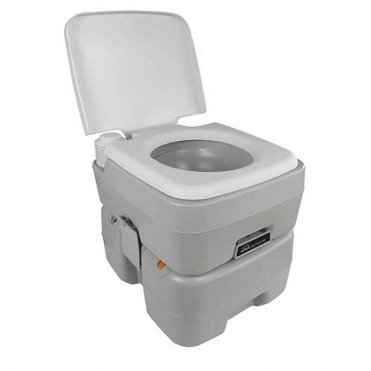 20L PORTABLE CAMPING TOILET WITH PISTON PUMP