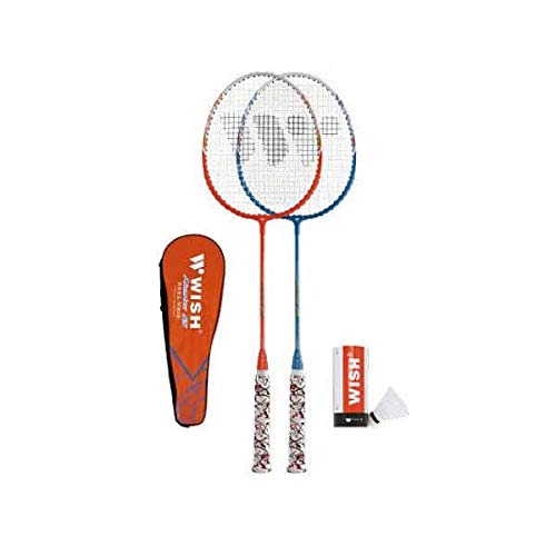 BADMINTON SET,2 RACKETS+3 SHUTTLECOCK+FULL COVER