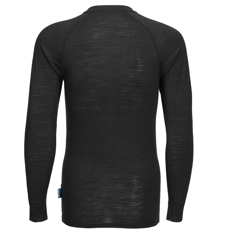 MERINO WOOL CREWNECK T-SHIRT