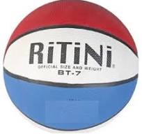 BASKETBALL RITINI SIZE 7 (RED/WHITE/BLUE)