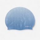 SWIM CAP DOTED SILICON WHT,BLK,PNK, SKY BLUE