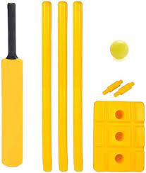 CRICKET SET PLASTIC.