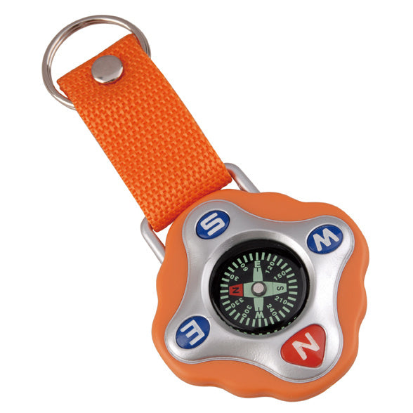 COMPASS WITH KEYRING