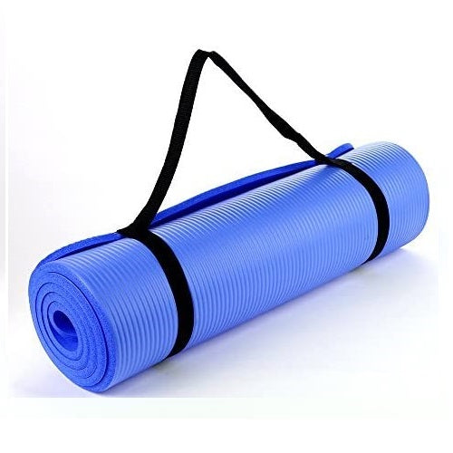 NBR YOGA MAT 180X60X1 - GREY/BLUE/RED/PURPLE