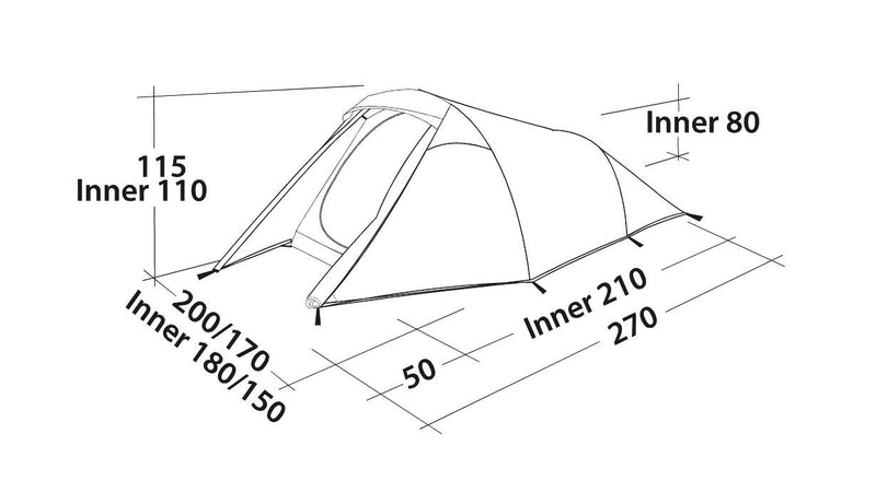 ENERGY 300 TENT RUSTIC GREEN