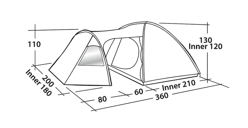 ECLIPSE 300 TENT RUSTIC GREEN