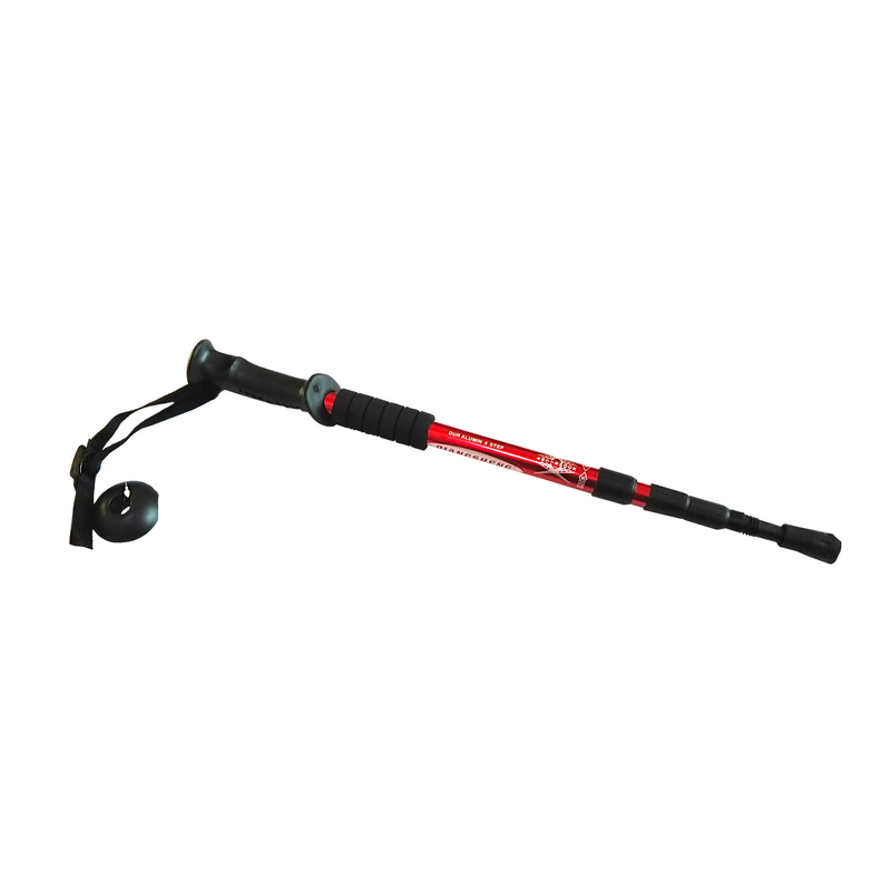 GO- 990 ANTISHOCK TREKKING/ HIKING POLE - RED