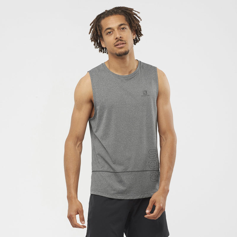 CROSS RUN GRAPHIC TANK M