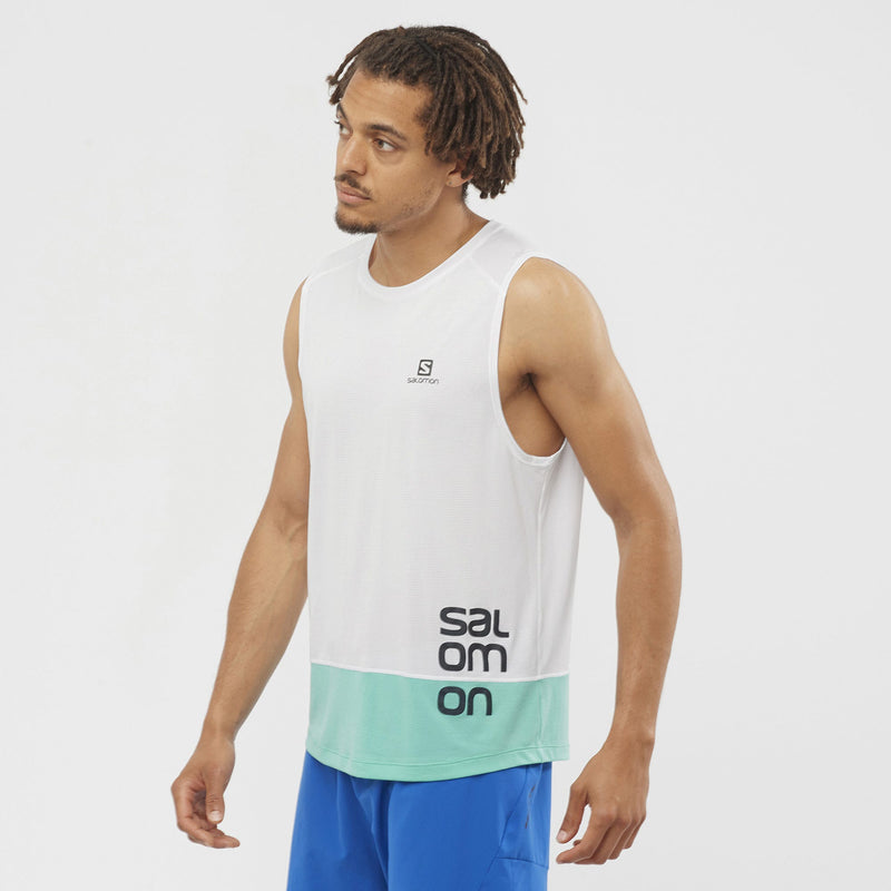 CROSS RUN GRAPHIC TANK M