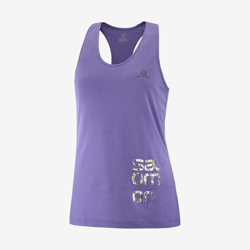 CROSS RUN GRAPHIC TANK W