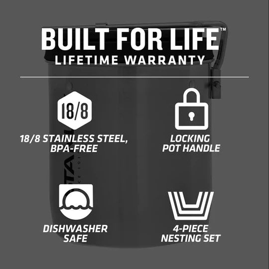 STANLEY STEEL COOKER + NESTING CUPS