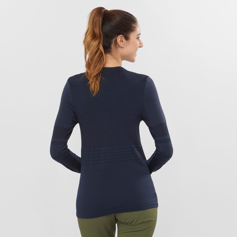 ESSENTIAL WOOL LS TOP W